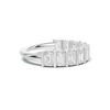emerald Bar Set Ring