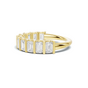 emerald Bar Set Ring