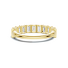 emerald Bar Set Ring