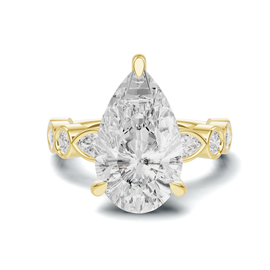 Accented Marquise Ring