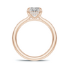 Hidden Halo Solitaire Ring