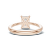 Hidden Halo Solitaire Ring