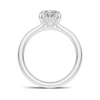Hidden Halo Solitaire Ring