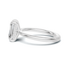 Hidden Halo Solitaire Ring