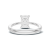 Hidden Halo Solitaire Ring