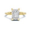 Hidden Halo Solitaire Ring