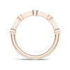 Bezel Set Arc Ring