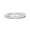 Bezel Set Arc Ring
