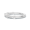 Bezel Set Arc Ring