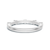 Bezel Set Arc Ring
