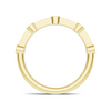 Bezel Set Arc Ring