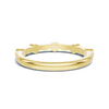 Bezel Set Arc Ring