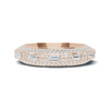 Baguette Pave Eternity Ring