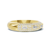 Baguette Pave Eternity Ring