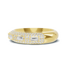 Baguette Pave Eternity Ring