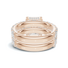 Double Band Stack Ring