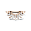 Marquise Fan Curved Ring