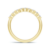 Nine Stone Prong Ring