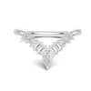 Multi Stone V Shape Ring