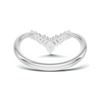 Multi Stone V Shape Ring