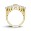 Sunburst Cluster Ring