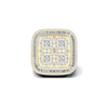 Luxe Pave Square Ring
