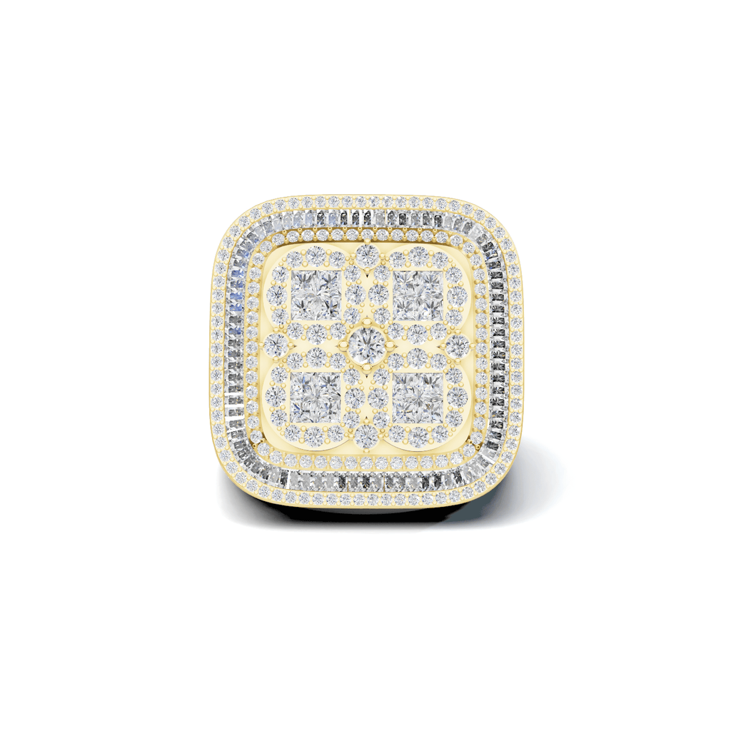Luxe Pave Square Ring