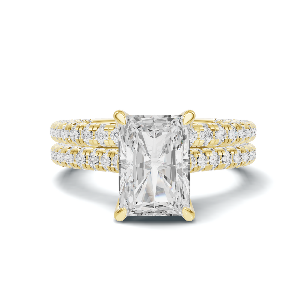 Dazzling Double Band Ring