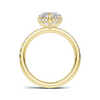 Luxe Pavé Accented Basket Ring