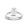 Pavé Band Solitaire Ring