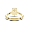 Pavé Band Solitaire Ring