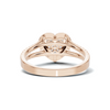 Paved Heart Cluster Ring