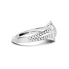 Paved Heart Cluster Ring