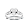 Paved Heart Cluster Ring