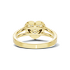 Paved Heart Cluster Ring