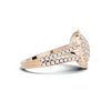 Luxe Pave Heart Statement Ring