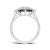 Luxe Pave Heart Statement Ring