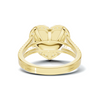 Luxe Pave Heart Statement Ring