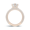 Luxe Teardrop Pave Bridal Ring