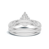 Luxe Teardrop Pave Bridal Ring