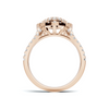 Grand Pave Heart Statement Ring