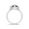 Grand Pave Heart Statement Ring