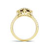Grand Pave Heart Statement Ring