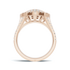 Exquisite Pave Heart Statement Ring
