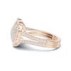 Exquisite Pave Heart Statement Ring