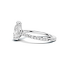 Elegant Teardrop Accent Ring