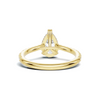 Elegant Teardrop Accent Ring