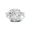 Pavé Accented Prong Ring