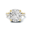 Pavé Accented Prong Ring