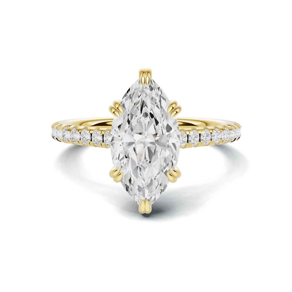 Marquise Pavé Accented Ring
